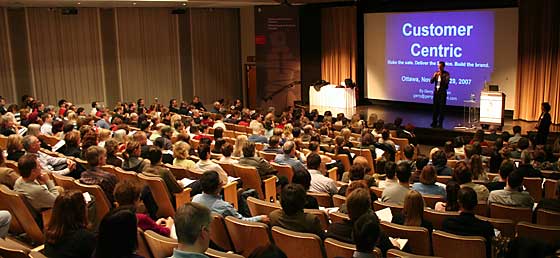 Gerry on stage during Ottawa Master Class