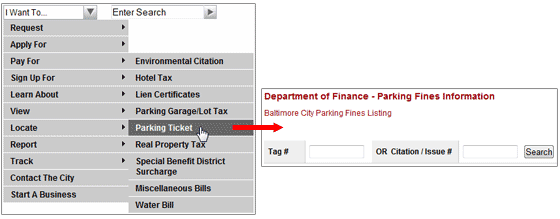 Example of 2-Step Parking Ticket Task